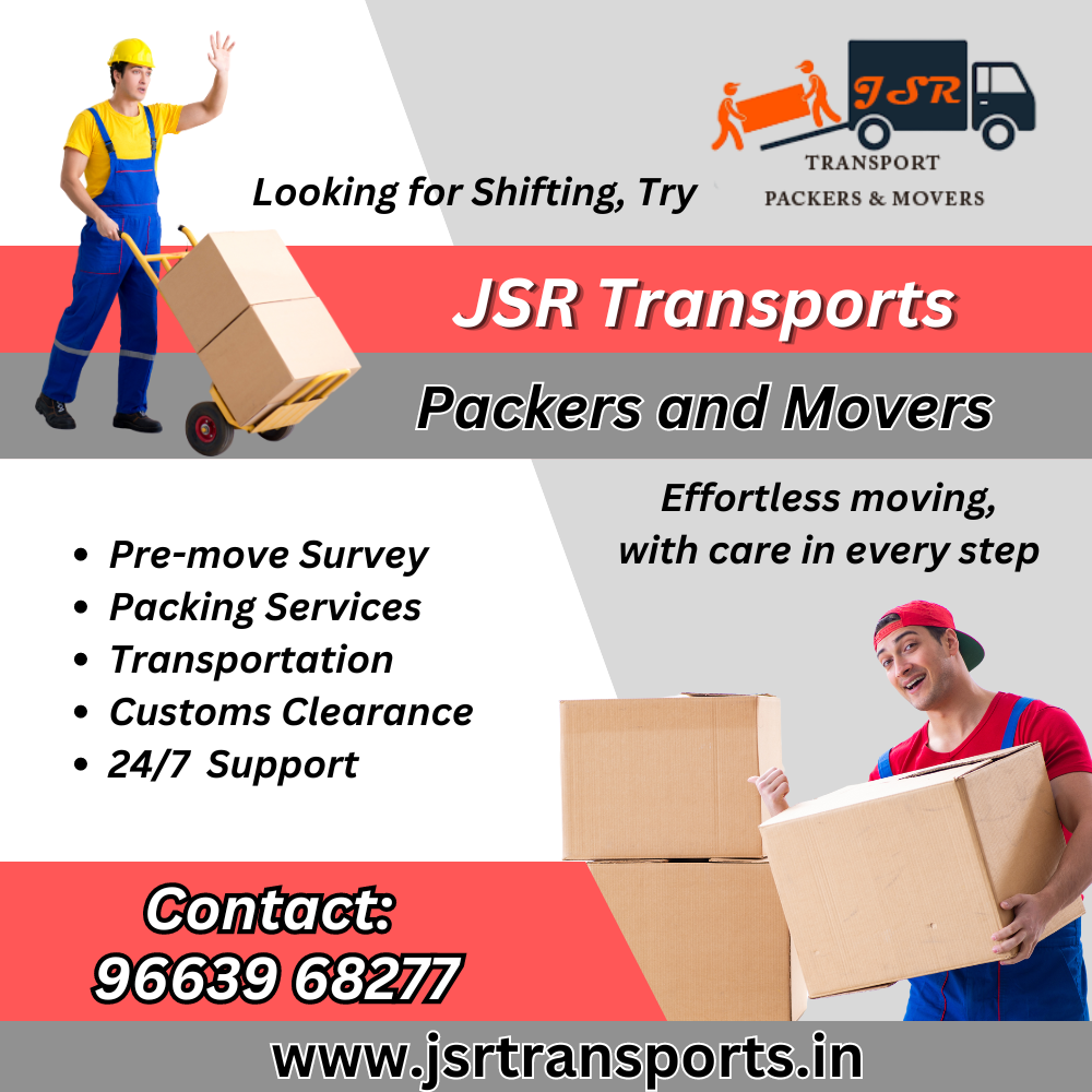 Best Packers and Movers In Bangalore by JSR Transports